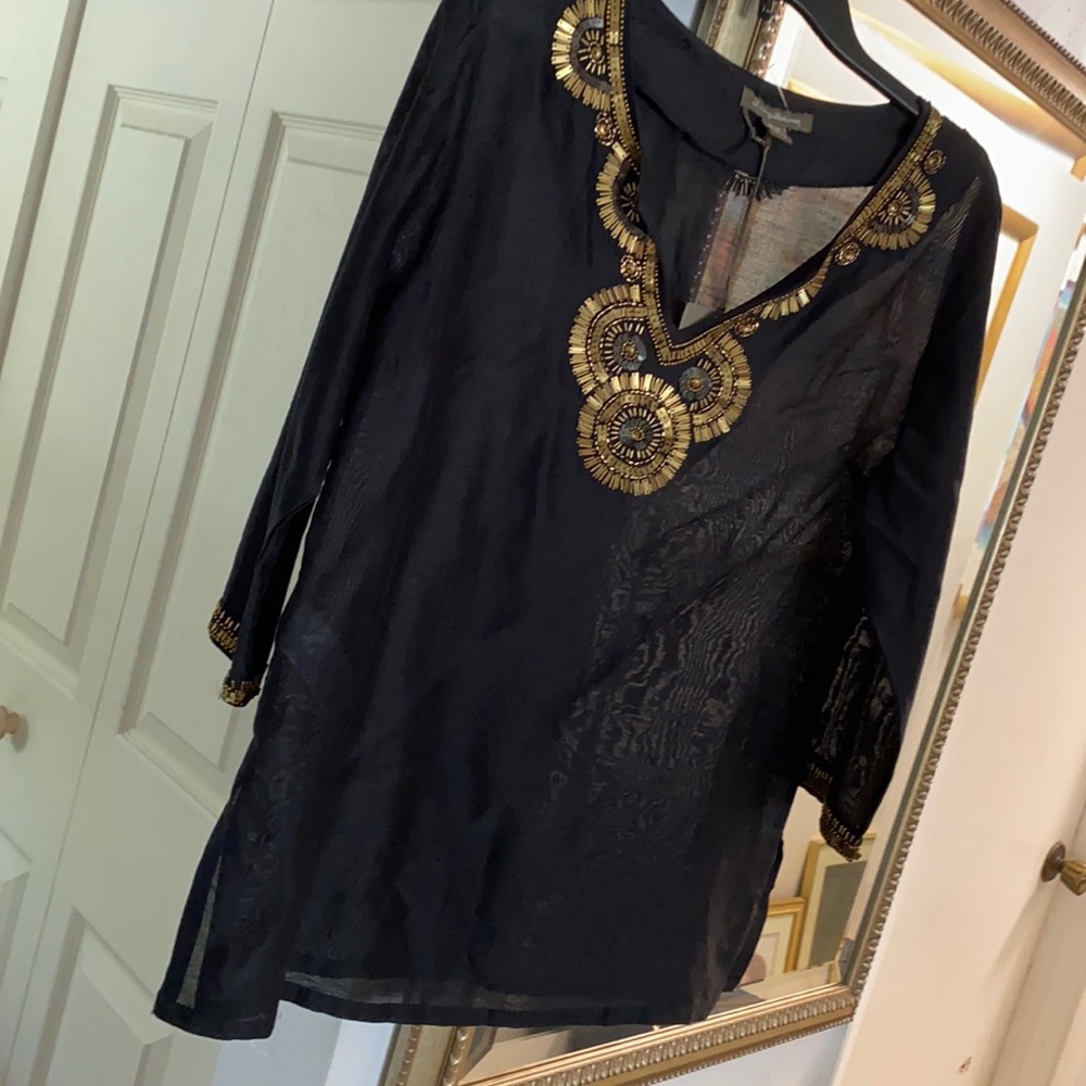 NEW WITH TAG TOMMY BAHAMA SEQUIN TOP SIZE MEDIUM